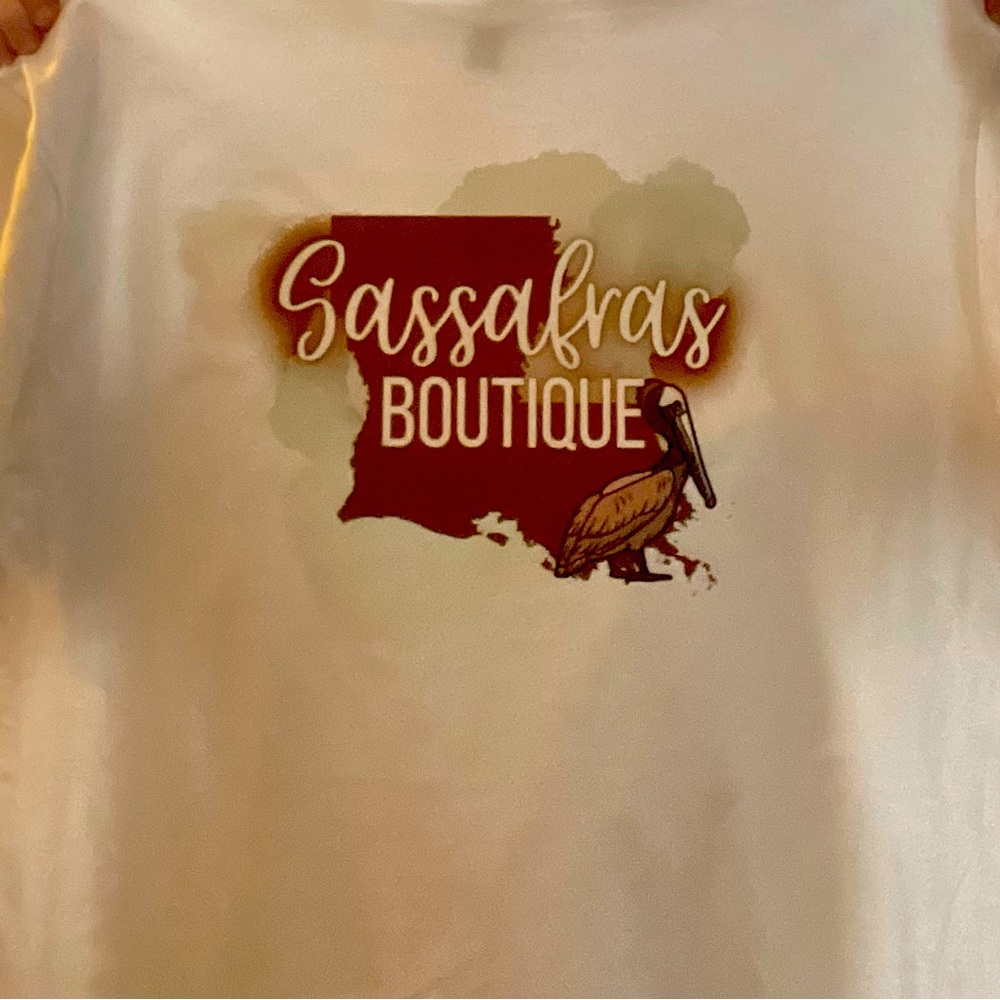 Sassafras boutique custom logo t shirts